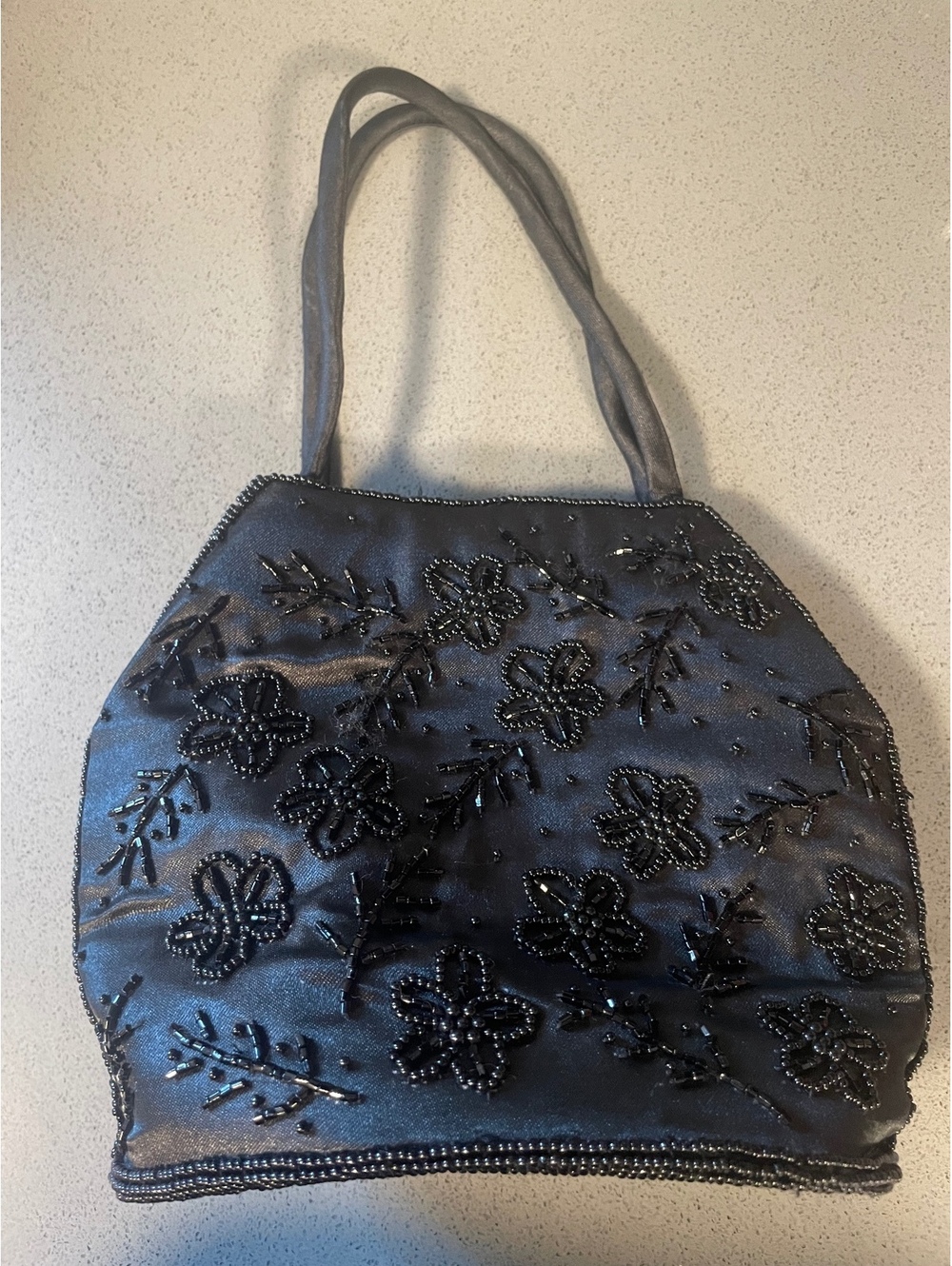 Black Beaded Satin y2k 90’s hoco prom Evening Bag whimsigoth fairycore goth